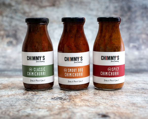 CHIMICHURRI CHIMMY'S - TRADITIONAL/SMOKED BBQ/SPICY